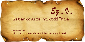 Sztankovics Viktória névjegykártya