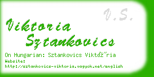 viktoria sztankovics business card